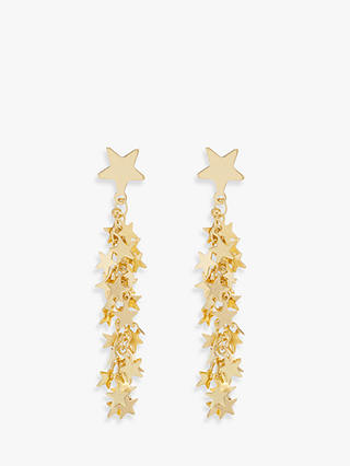 John Lewis Star Waterfall Earrings, Gold