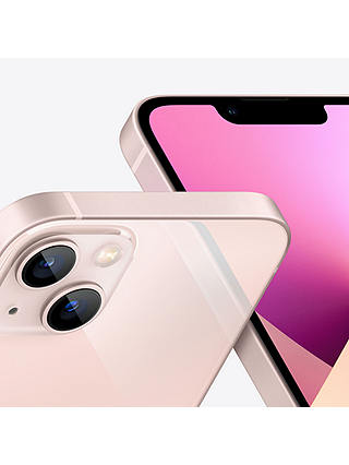 Apple iPhone 13, iOS, 6.1", 5G, SIM Free, 256GB, Pink