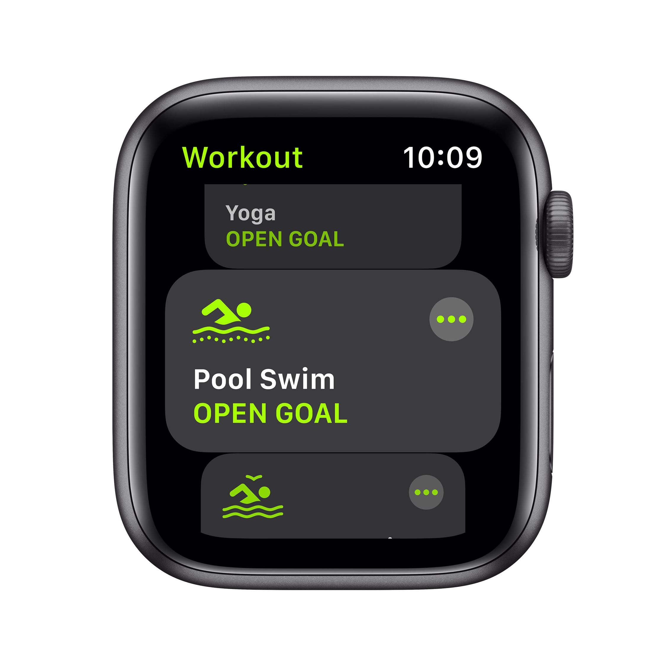 Apple Watch SE GPS, 44mm Space Grey Aluminium Case with Midnight Sport