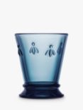 La Rochère Abeille Bee Glass Tumblers, Set of 6, 260ml, Blue