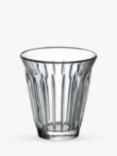 La Rochère Zinc Coffee Glass Tumbler, Set of 6, 190ml, Clear