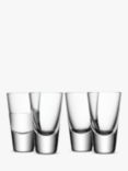 LSA International Bar Vodka Shot Glass, Set of 4, Clear