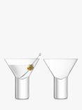 LSA International Vodka Cocktail Glass, Set of 2, 240ml, Clear