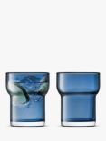 LSA International Utility Tumbler Glass, Set of 2, 300ml, Sapphire