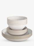 Denby Kiln Stoneware Dinnerware Set, 12 Piece, Natural