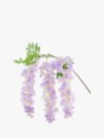Floralsilk Artificial Wisteria Spray, Lilac