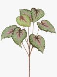 Floralsilk Artificial Begonia Leaf Spray