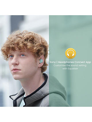 Sony WF-C500 True Wireless Bluetooth In-Ear Headphones with Mic/Remote, Green