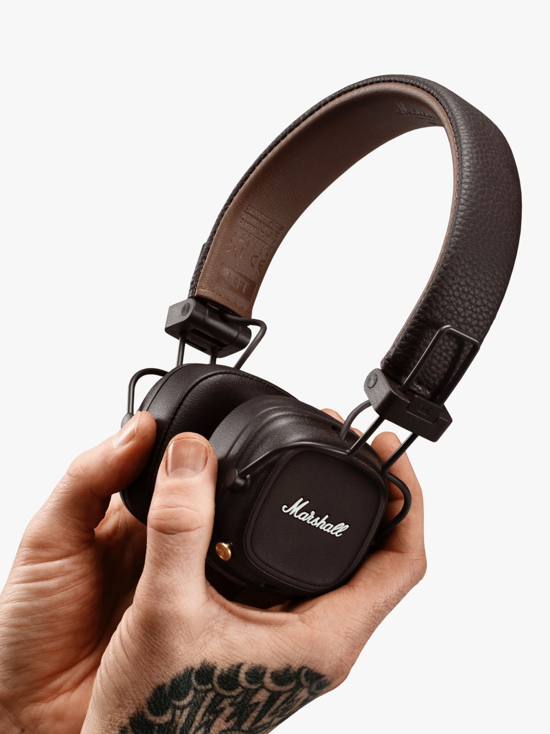 Marshall Major IV Bluetooth On-Ear Headphones - Brown NO POWER