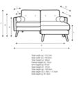 G Plan Vintage The Sixty Five RHF Medium 2 Seater Chaise End Leather Sofa