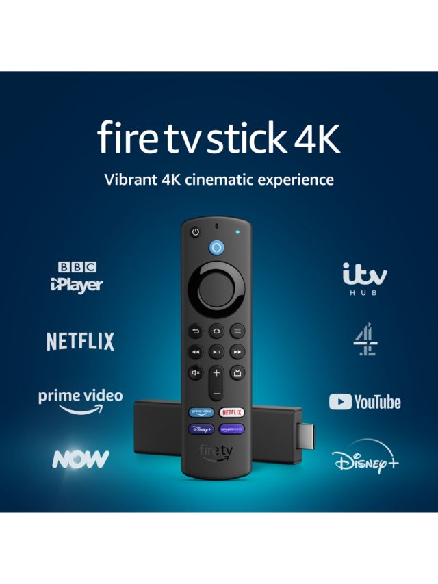 Fire TV Stick 4K (2021), Ultra HD Streaming Device with