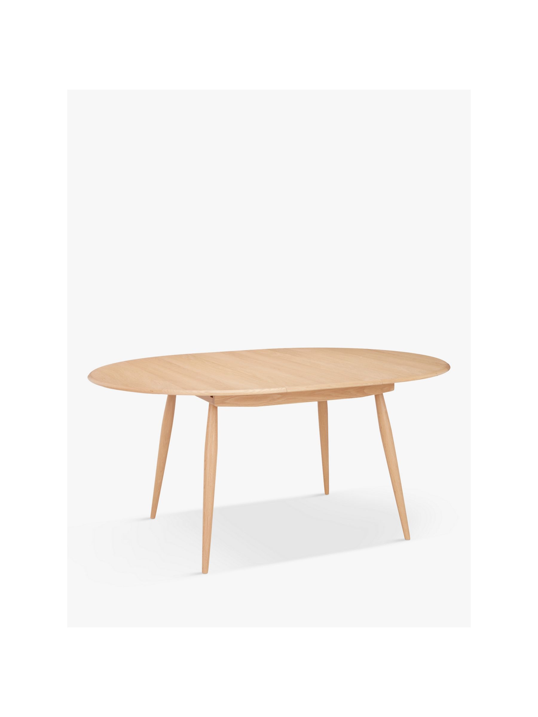 Photo of Ercol for john lewis shalstone 4-6 seater extending round dining table oak