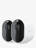 Arlo Pro 4 Wireless Smart Security System with Two 2K HDR Indoor or Outdoor Cameras