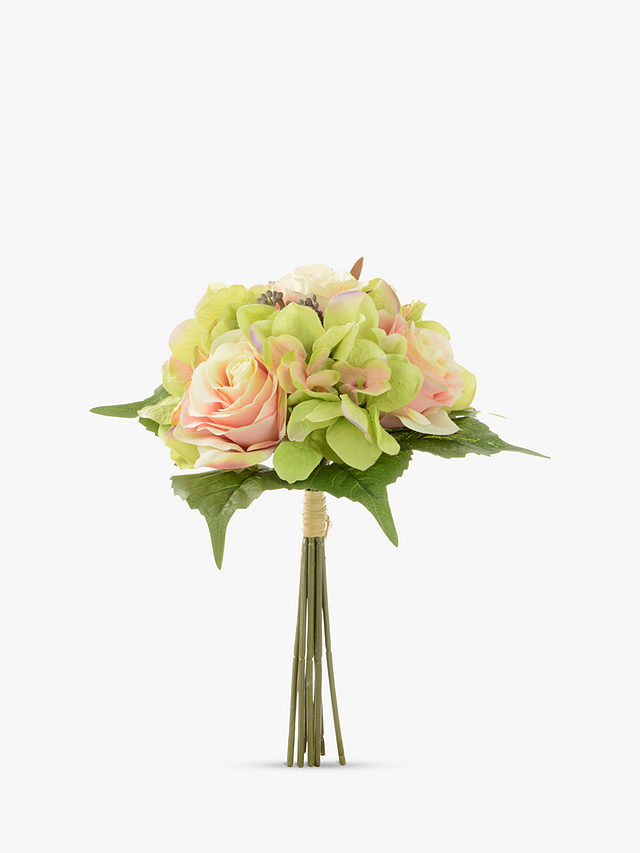 Floralsilk Artificial Rose Hydrangea Bouquet