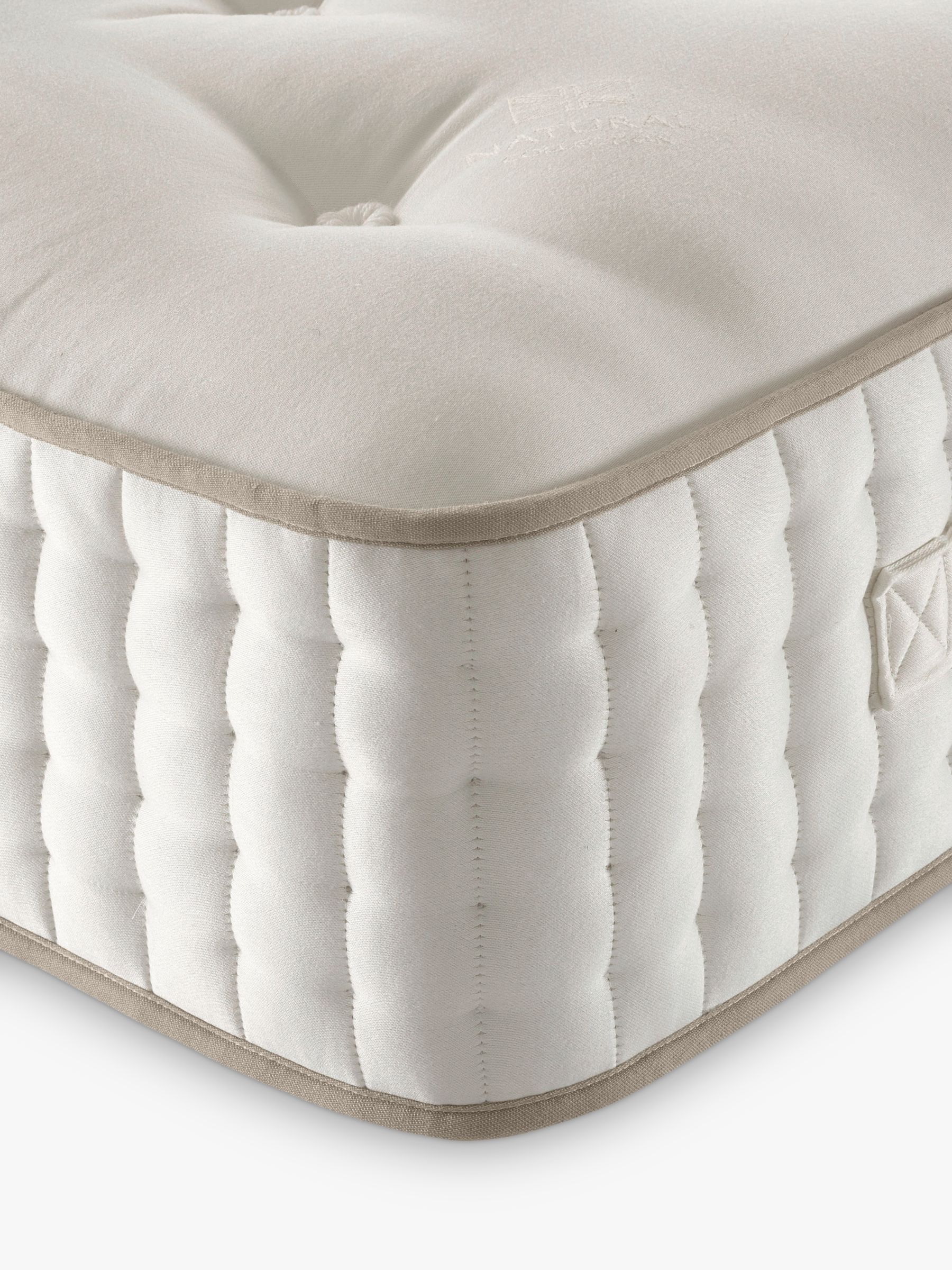 Photo of John lewis luxury natural collection cashmere 27000 king size firmer tension pocket spring zip link mattress