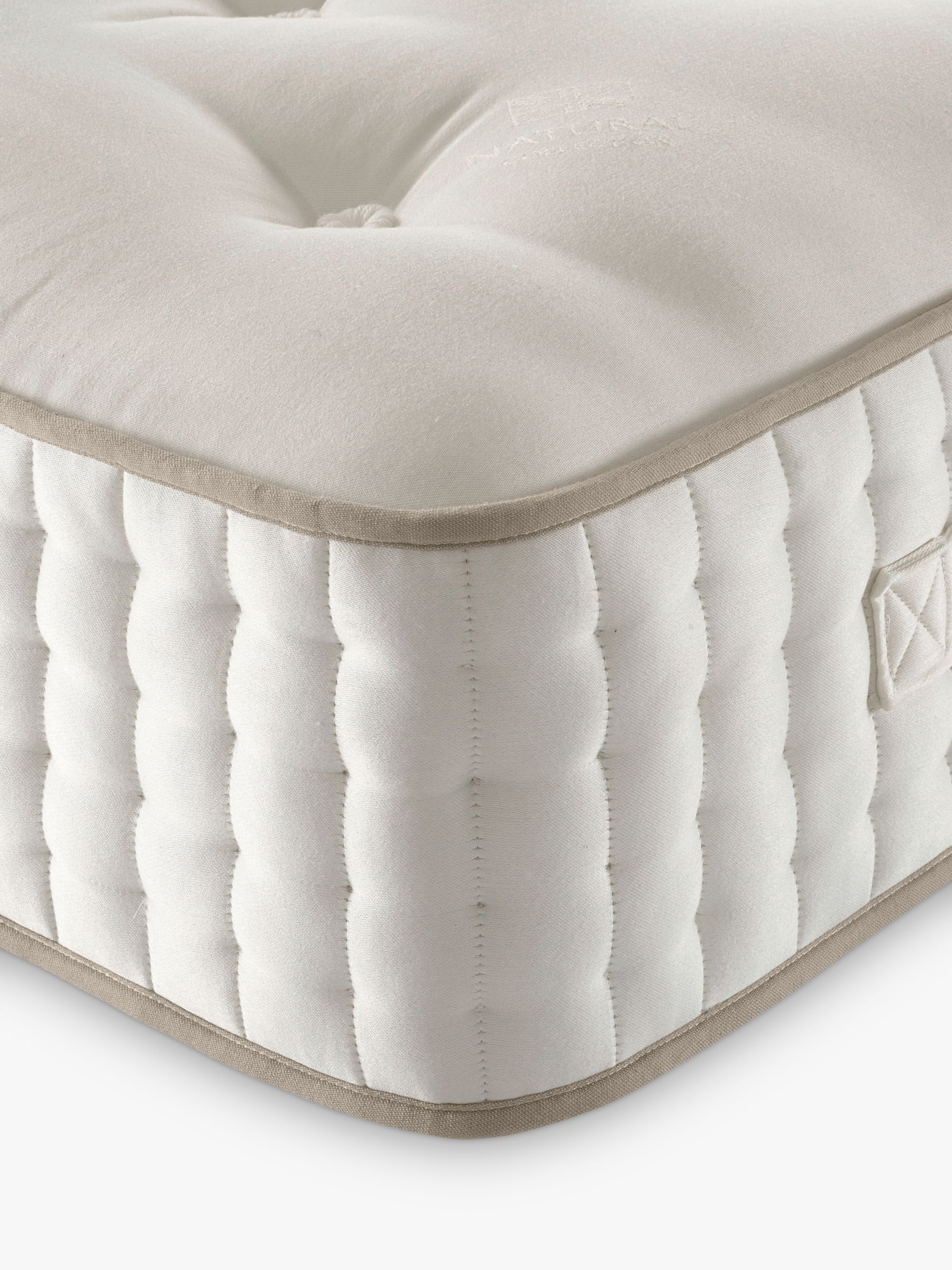 Photo of John lewis luxury natural collection cashmere 27000 super king size regular tension pocket spring zip link mattress