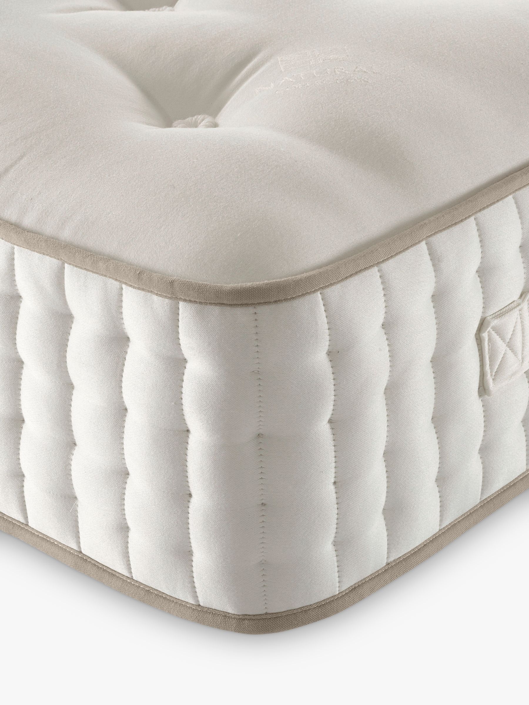 Photo of John lewis luxury natural collection cashmere 27000 king size regular tension pocket spring zip link mattress