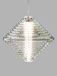 Tom Dixon Press LED Cone Pendant Ceiling Light, Clear