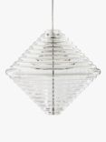 Tom Dixon Press LED Cone Pendant Ceiling Light, Clear