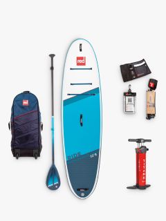Red Paddle Co 10’6" Ride Inflatable Stand Up Paddle Board Package, Blue