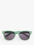 John Lewis & Partners Kids' Plain Wayfarer Sunglasses, Mid Green