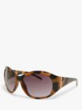 John Lewis & Partners Women's Large Oval Sunglasses