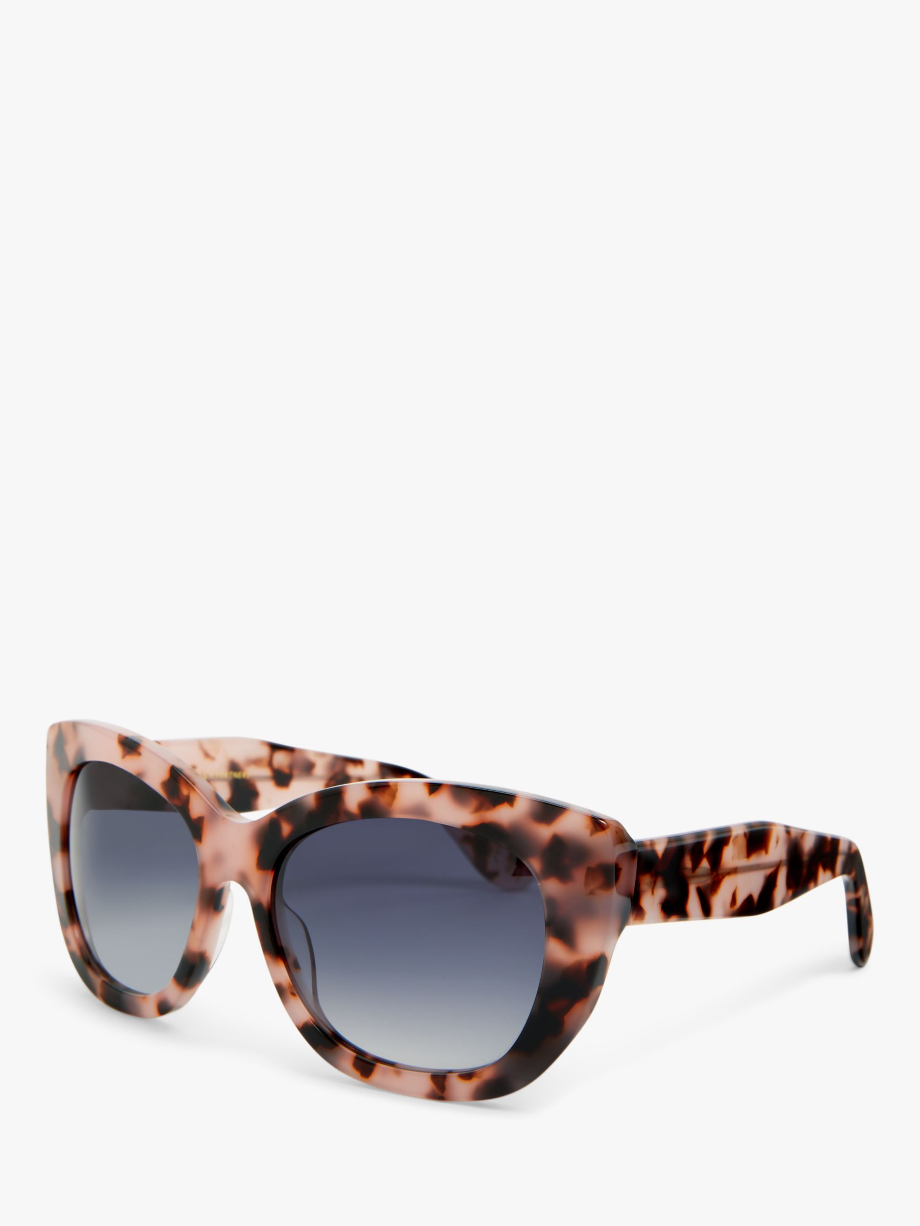 John Lewis Women's Cat's Eye Sunglasses, Tortoise/Pink