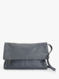 John Lewis Mistry Leather Flapover/Clutch Bag