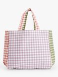 ANYDAY John Lewis & Partners Gingham East/West Tote Bag, Multi