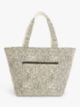 AND/OR Cheetah Print East/West Canvas Tote Bag, Multi