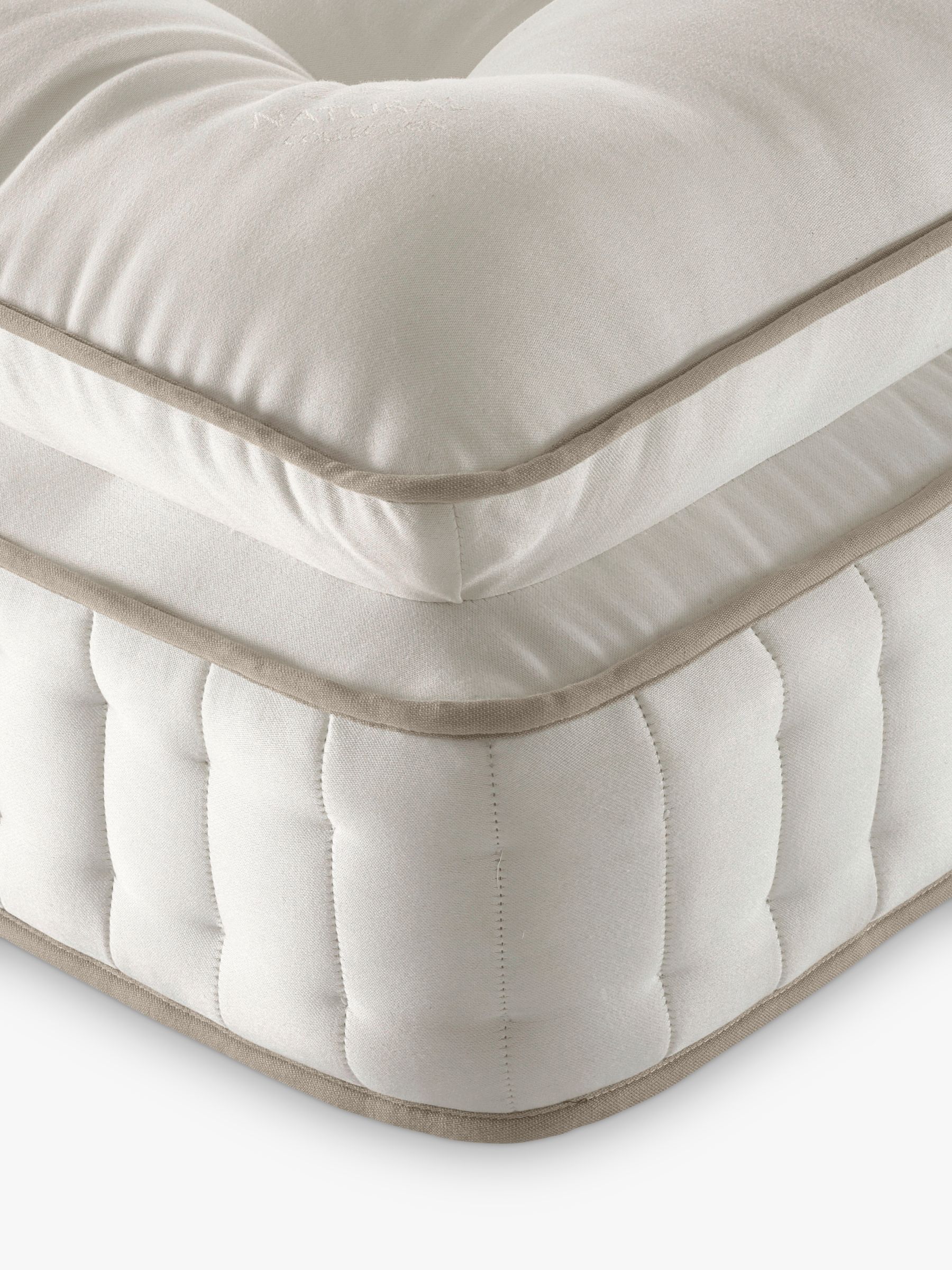 Photo of John lewis luxury natural collection mohair pillowtop 16000 super king size regular tension pocket spring zip link mattress