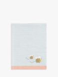 John Lewis Oh My Darling Bee Cotton Blanket, 100 x 75cm
