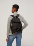 See By Chloé Joy Rider Recycled Polyester Zipped Backpack, Black