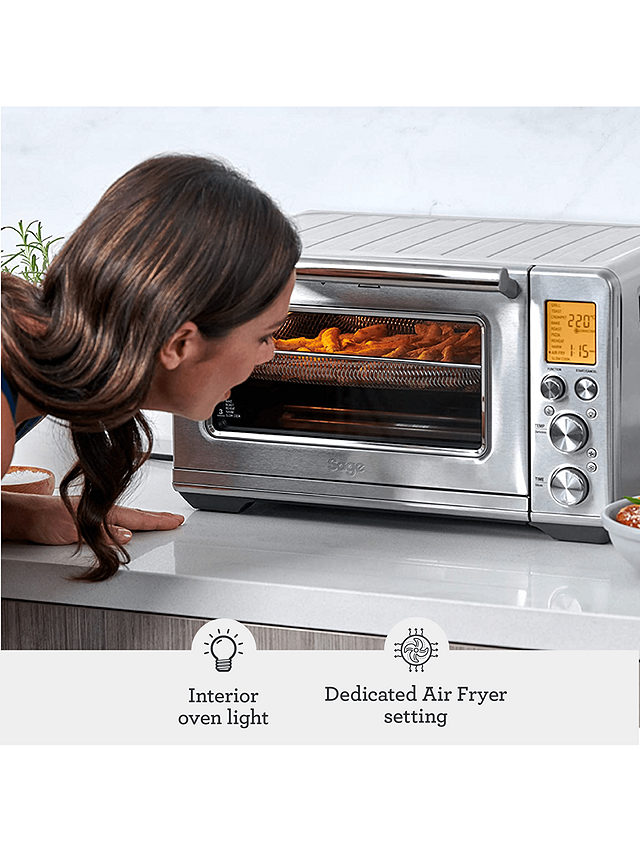 Sage Smart Oven™ Air Fryer Stainless Steel Countertop, Silver
