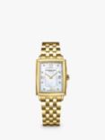 Raymond Weil 5925-P-00995 Women's Toccata Diamond Date Bracelet Strap Watch, Gold
