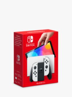 Nintendo Switch OLED 64GB Console with Joy-Con, White