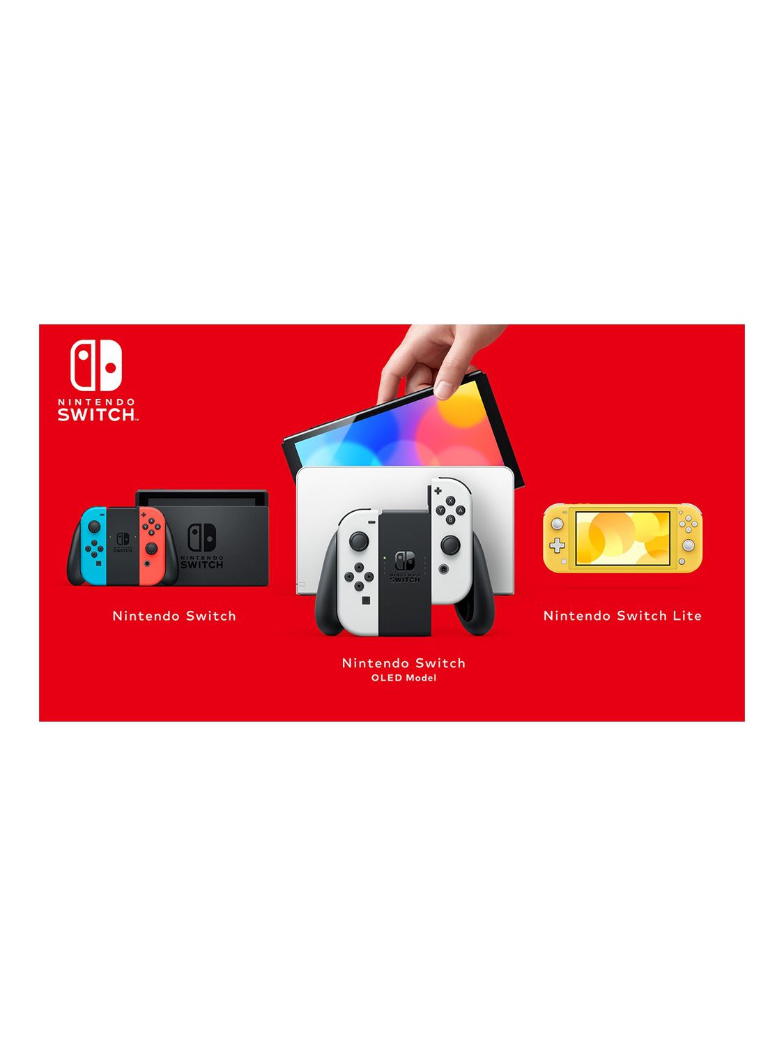 Nintendo Switch Console - OLED Model with White Joy-Con 