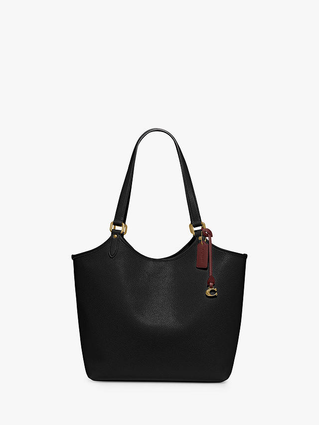 Coach Day Leather Tote Bag, Black