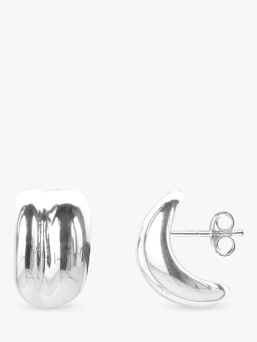 Buy Nina B Cumulus Clouds Stud Earrings, Silver Online at johnlewis.com