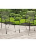John Lewis Henley by KETTLER Garden Dining Armchair, Set of 2, Iron Grey