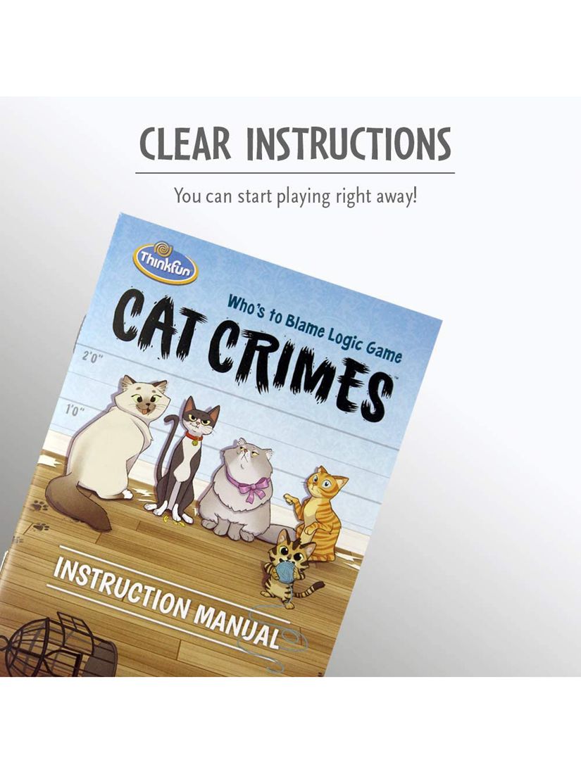ThinkFun Cat Crimes Logic Game 