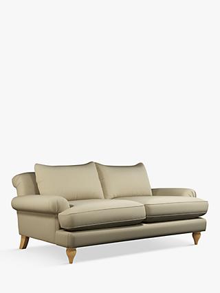 Findon Range, John Lewis Findon Large 3 Seater Sofa, Oak Leg