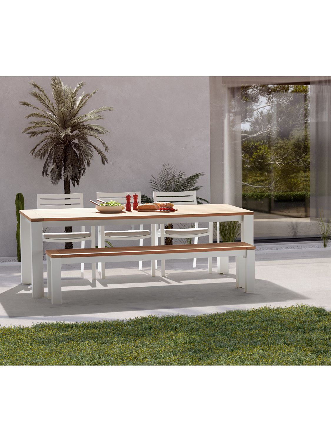 Photo of Kettler elba garden dining table fsc-certified -teak wood- 220cm