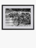 Amsterdam Bicycle Framed Photographic Print & Mount, 65.5 x 85.5cm, Black/White