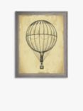Air Balloon 'Travel IV' Framed Print, 42 x 36cm, Brown