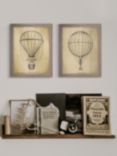 Brookpace Lascelles Air Balloon 'Travel IV' Framed Print, 42 x 36cm, Brown