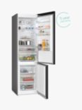 Siemens iQ300 KG39NXXDFG Freestanding 70/30 Fridge Freezer, Black Steel