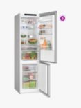 Bosch Series 4 KGN392LDFG Freestanding 70/30 Fridge Freezer, Innox Look