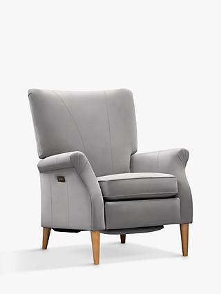 Classic Motion Range, Parker Knoll Classic Motion Recliner High Back Leather Armchair, Romo Steel