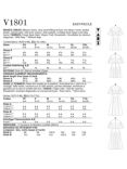 Vogue Misses' V-Neck Dress Sewing Pattern V1801